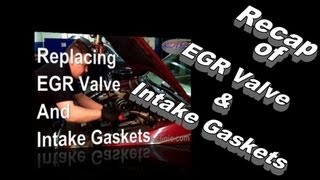 Part 2 on Replacing Ford Freestyle EGR Valve and Intake Gaskets [upl. by Sanferd]