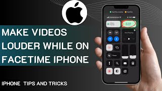 How To Make Videos Louder While On Facetime iPhone 2024  Initial Solution [upl. by Notreb500]