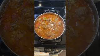 Soutzoukakia A traditional Greek dish with meatballs So warming on on this crisp day 11324 [upl. by Osicnarf]