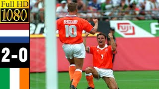 Netherlands 20 Ireland World Cup 1994  Full highlight  1080p HD  Dennis Bergkamp [upl. by Vaules]