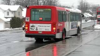 OC Transpo 9701  Turn Signals [upl. by Boaten]