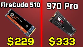 Seagate FireCuda 510 vs Samsung 970 Pro vs 970 EVO Plus vs WD Black SN750 [upl. by Batchelor]