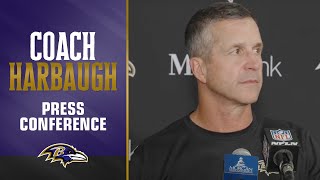 John Harbaugh on Losing to the Browns  Baltimore Ravens [upl. by Adnahc]