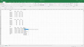 Calculating cost functions using Microsoft Excel [upl. by Egan]