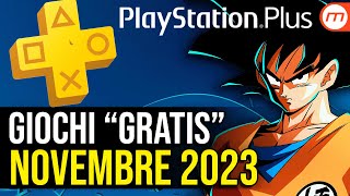 PlayStation Plus Giochi quotGRATISquot PS4 e PS5  Novembre 2023 [upl. by Eugirne436]