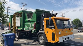 Valley Vista and Athens Services servicing the city of Whittier and El Monte with a woman driver [upl. by Onitnatsnoc459]