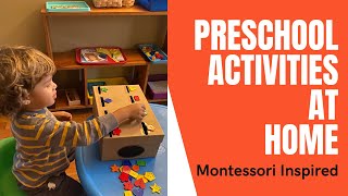 Daily Preschool at Home Activities Montessori Inspired [upl. by Bellis491]