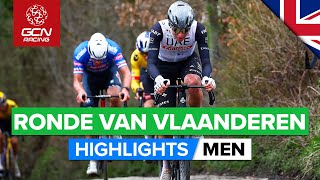 Breathtaking Racing Over The Climbs amp Cobbles  Ronde Van Vlaanderen 2023 Highlights  Men [upl. by Yeh]