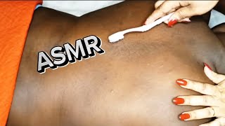 ASMR 💤 Back Massage with Scratching long Nail brush Scratching amp Nitpicking  Deep Relaxation amp [upl. by Colwell968]