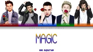 One Direction Magic Lyrics Color Coded ENGESP [upl. by Kela]