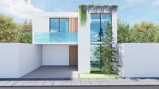 Explorando una casa moderna de 7x12m  Vida práctica y cómoda [upl. by Menendez]