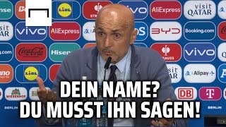 quotGeschmacklosquot Nach dieser Frage fordert Spalletti den Namen des schweizer Reporters 😳🇨🇭🇮🇹 [upl. by Bathelda]