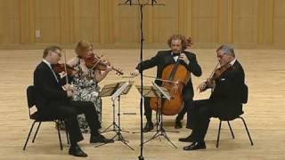 The American String Quartet  Ravel String Quartet in F Major  1st Mvmt Allegro Moderato [upl. by Toll]