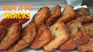 Potato Snacks Recipe  Crispy Potato Snaks Recipe  Evening Snacks Recipe [upl. by Rimma492]