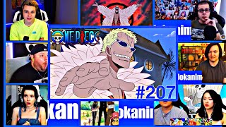 One Piece Episode 207 Reaction Mashup [upl. by Ahsekel]