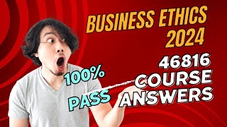 Business Ethics in TCS iEvolve  Latest Question amp Answers  2024  46816 tcs course answers [upl. by Chappy552]