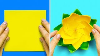 13 BRICOLAGES FACILES EN PAPIER ET DES IDÉES D’ORIGAMI [upl. by Bouchier746]