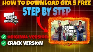 HOW TO DOWNLOAD GTA 5 FREE  GTA 5 FREE 2024 [upl. by Torp]