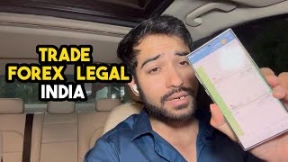 TRADE FOREX LEGALLY INDIA [upl. by Phip]