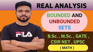 Real analysis  bounded and unbounded sets definition with examples [upl. by Ahsiuqat]