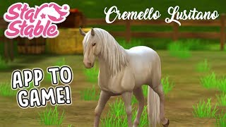 Star Stable Horses to Star Stable Online Cremello Lusitano [upl. by Aivitnahs]