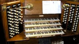 Johann Sebastian Bach Invention No 8 in F major BWV 779 Pipe Organ [upl. by Ariamat]