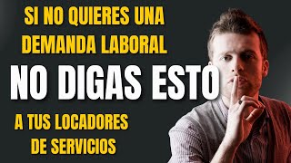 Demanda de Beneficios Sociales por Locadores de Servicios al cometer estos errores  Abogado Laboral [upl. by Eiramnwad]