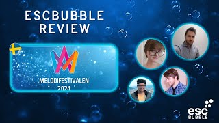 Melodifestivalen 2024  Eurovision Sweden  ESCBubbles reaction [upl. by Assilim]