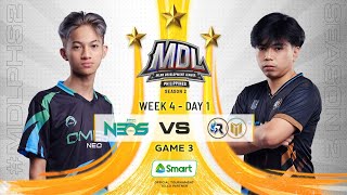 MDL PH S2 W4D1 OMGN vs RSGM Game 3 [upl. by Eidnarb]