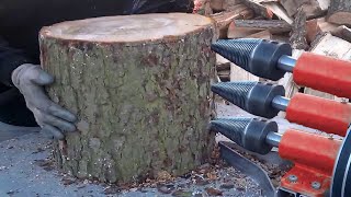 Beast Log Splitter Machines  Fastest Firewood Processing Equipment  Big Wood Cutting Machine [upl. by Burnard]