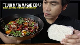 berbuka TELUR MASAK KICAP menu simple ni pon BOLEH SEBALDI NASI HABIS weh [upl. by Carlie]