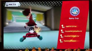 Mario Kart 8 DeluxeMKTVHighlightsBlue Shell Cup Pauline [upl. by Ahsiekrats]