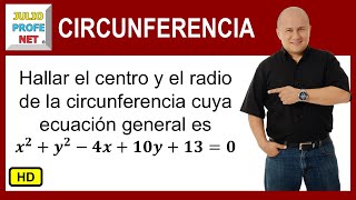 Ejercicio 1 de Circunferencia HD [upl. by Aihsined]