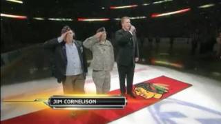 2010 Stanley Cup Finals Blackhawks vs Flyers Game 1 Anthem NBC [upl. by Zeiler]