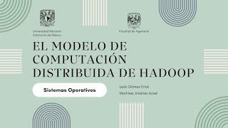 Exposición «El modelo de computación distribuida de Hadoop» [upl. by Aivatnohs658]