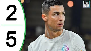 AlIttihad vs AlNassr 25 Highlights  CRISTIANO RONALDO 2 Goals amp Top Scorer of 2023 [upl. by Fauver]