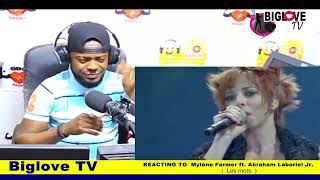 Mylène Farmer  Les mots ft Abraham Laboriel Jr REACTION [upl. by Ellened]