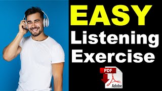 Listening Exercise  Level A1 Very Easy  Listen take notes and answer  Easy English Lesson [upl. by Ecirtnom899]