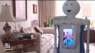 Meet a robot offering care and companionship to seniors [upl. by Normand974]