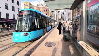 Trams Stop Central Station Oslo Norway 10222024 [upl. by Packston492]