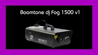 Démo de la Boomtone Dj Fog 1500 V1 [upl. by Eedyak]