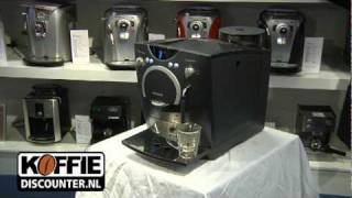 Siemens TK 56001 espressomachine demo video [upl. by Etteloc]