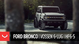 Ford Bronco Black Diamond Edition  Vossen Hybrid Forged HF65  35quot Tires [upl. by Bittner]