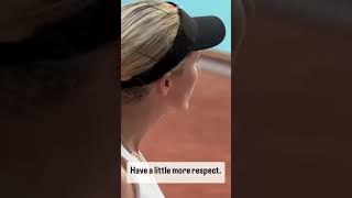 Danielle Collins GOES AT RUDE HECKLER Have A Little More Respect Tennis WTA Madrid [upl. by Recnal]