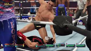 8Man Tag Team Elimination Match WWE 2k24 [upl. by Coffin]