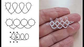 Perfect Tatting – Part 6 Simple Graphic Tatting Patterns [upl. by Hyde]