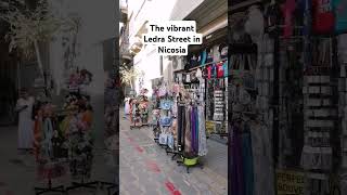 Thevibrant and busy Ledra street in nicosia shorts  Ester Beatty [upl. by Ornie590]