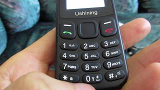 Phone Review  Ushining U182 Unlocked GSM Cell Phone  Compatible With TMobile [upl. by Nahshu981]