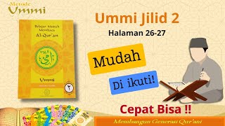 Belajar Membaca Alquran Metode Ummi Jilid 2 hal 2627 belajarngajipemula fyp viralvideo [upl. by Allsun896]