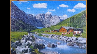 Austrian Mountains  Ravensburger Puzzle 1000 pieces Stop Motion [upl. by Arihaj]